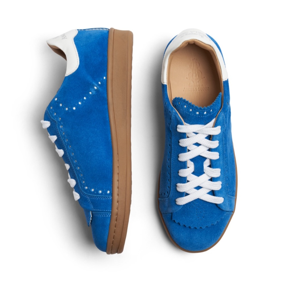 The Office of Angela Scott - the Elliot Sneaker - Electric Blue